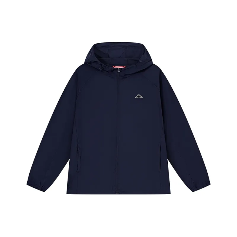 Kappa 1916 Summer Windproof Trench Coat Men's Midnight Blue-0