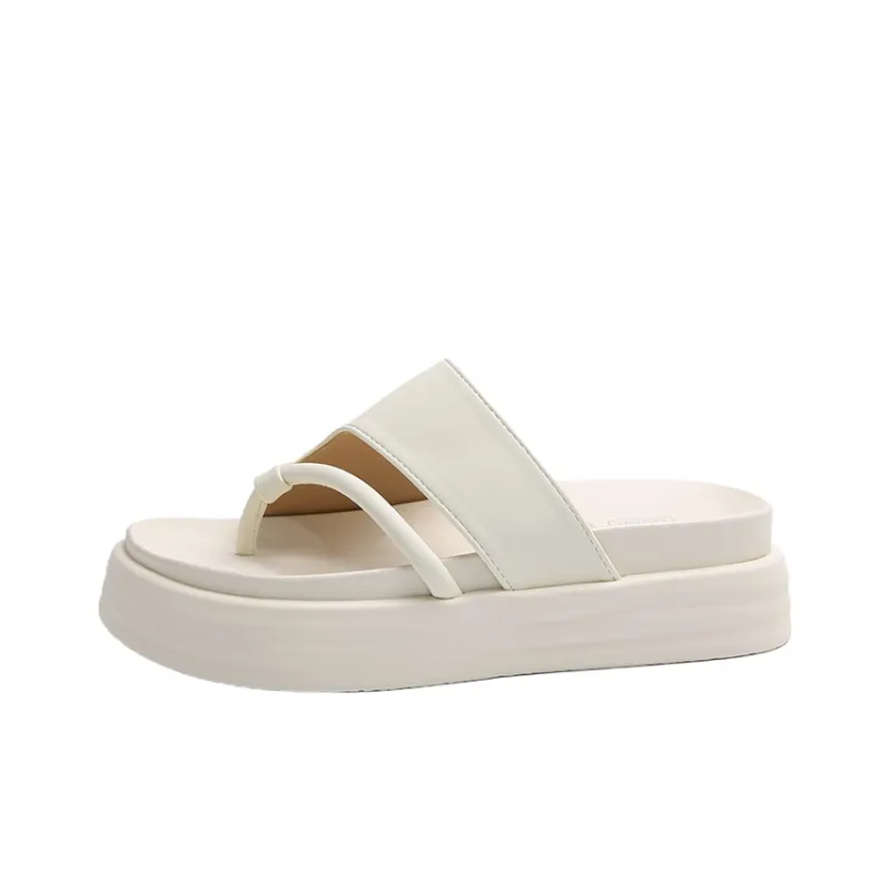 OUGLEMEN EVA Quiet Odor Resistant Flip Flops Women's-0