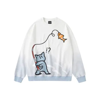LAMLICKA Sweatshirt Unisex White