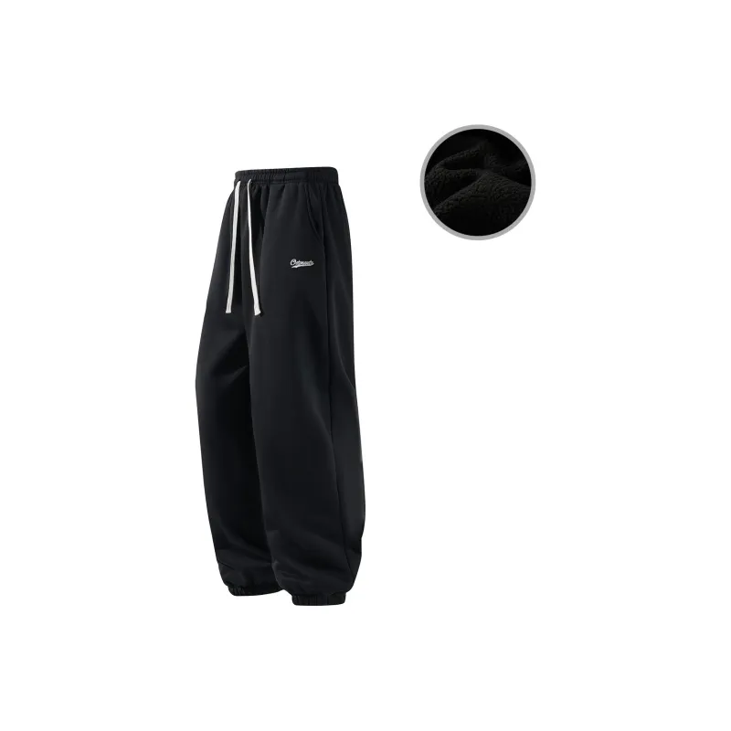 Small Columns Under The Sea Knitted Sports Pants Unisex-14