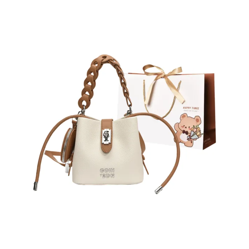 ERANGBEAR PU Crossbody Handbag Regular Women's White/Pink/Black/Yellow-0