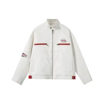 SOCKKEY Jackets Coats Unisex White