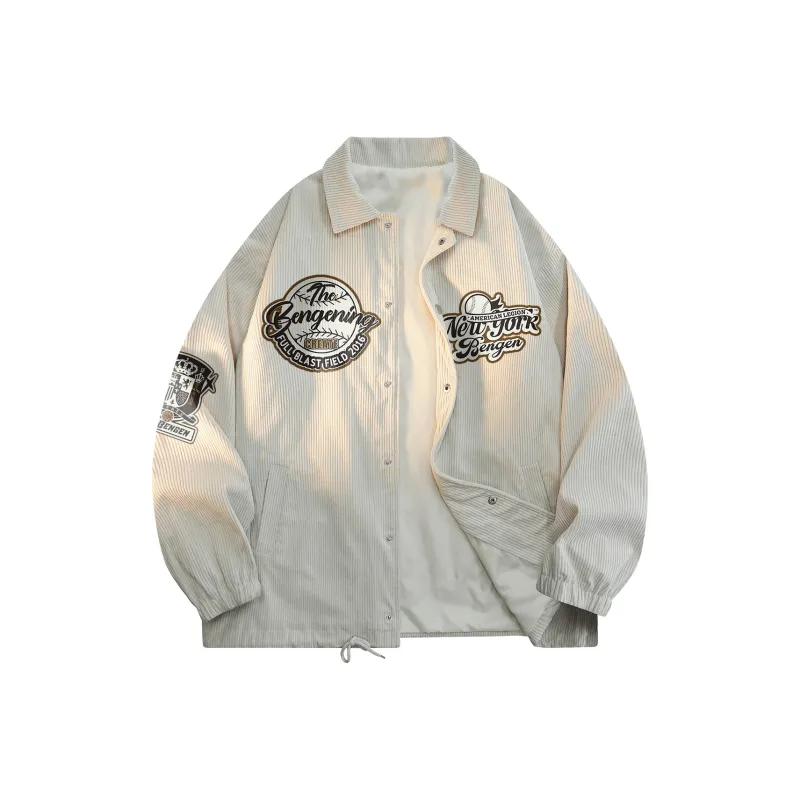 BENGEN Jackets Coats Unisex Coffee-4