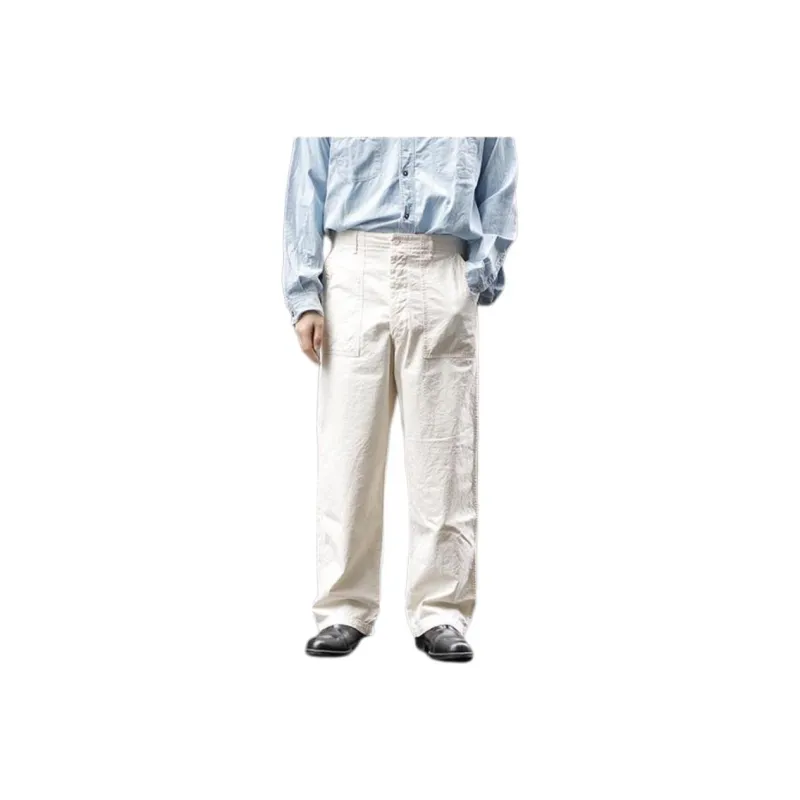 Orslow Cargo Pants Men White-0