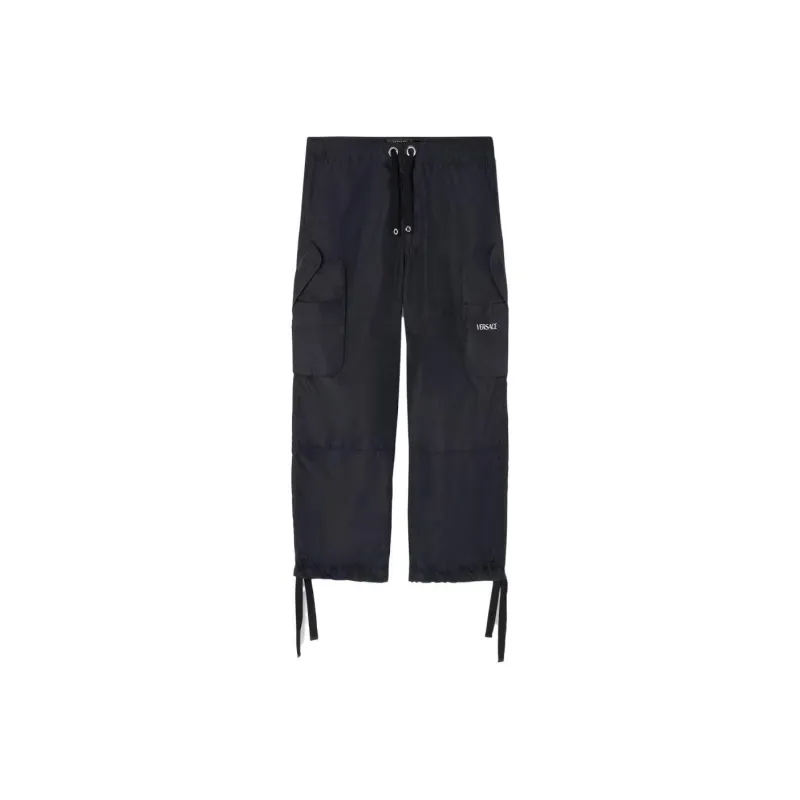 VERSACE Logo Printed Drawstring Cargo Pant-0