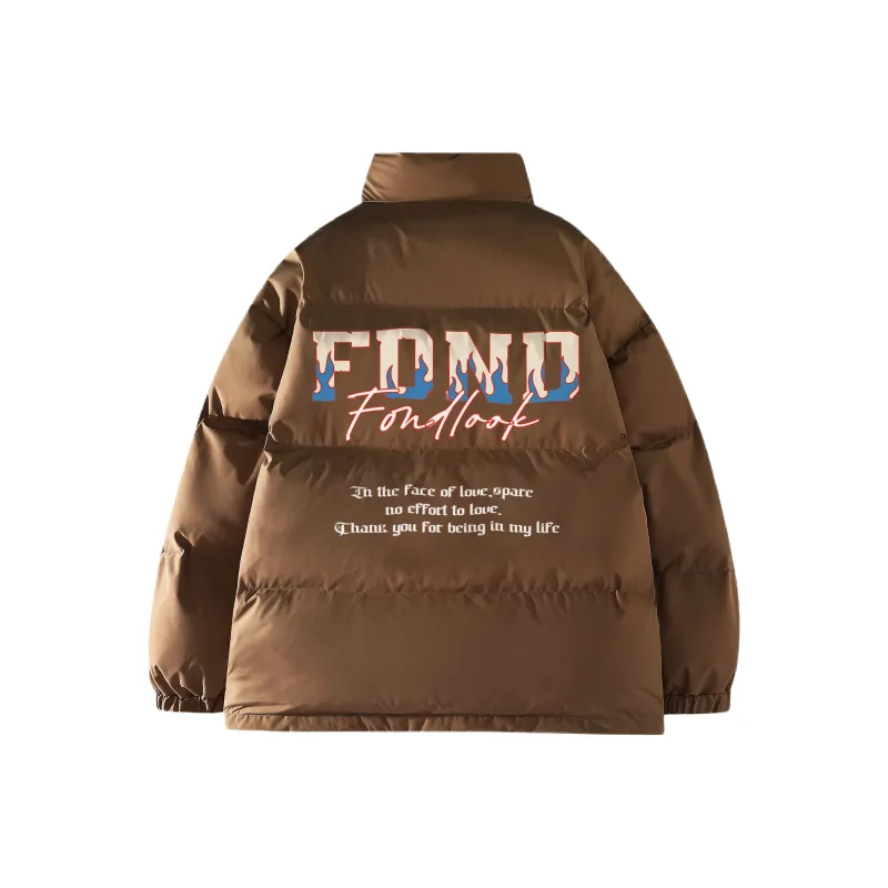 FONDLOOK Puffer Jackets Unisex-10