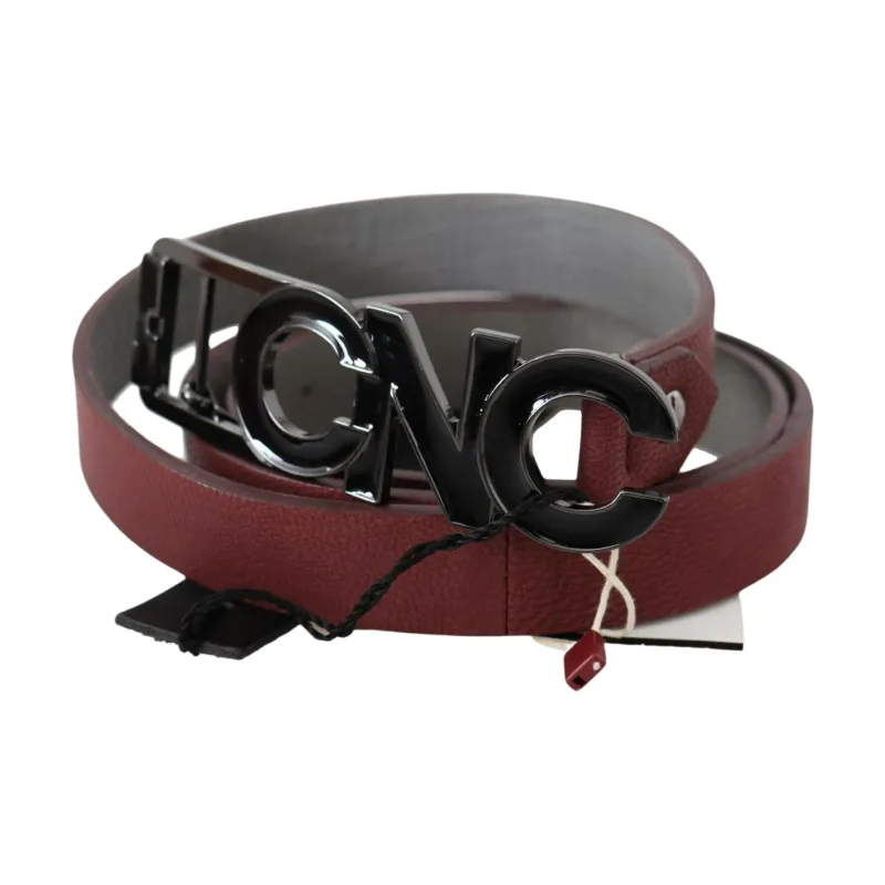 COSTUME NATIONAL Leather Belts Unisex Chestnut -2