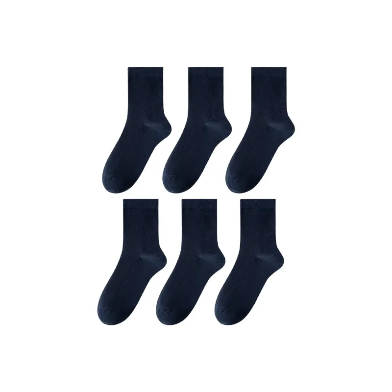 Urban Beauty Mid Calf Socks Men's 6 Pack-20