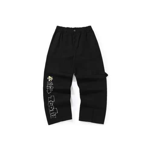 BIRDTALK Casual Pants Unisex Black