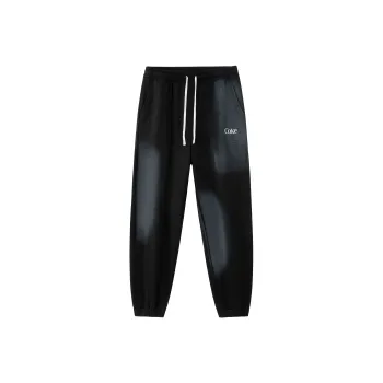 Coke Knitted Sports Pants Unisex Black