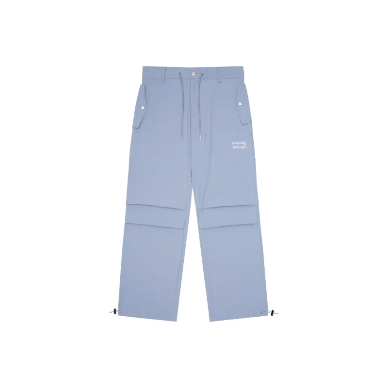 Melting Sadness Casual Pants Unisex Gray-0