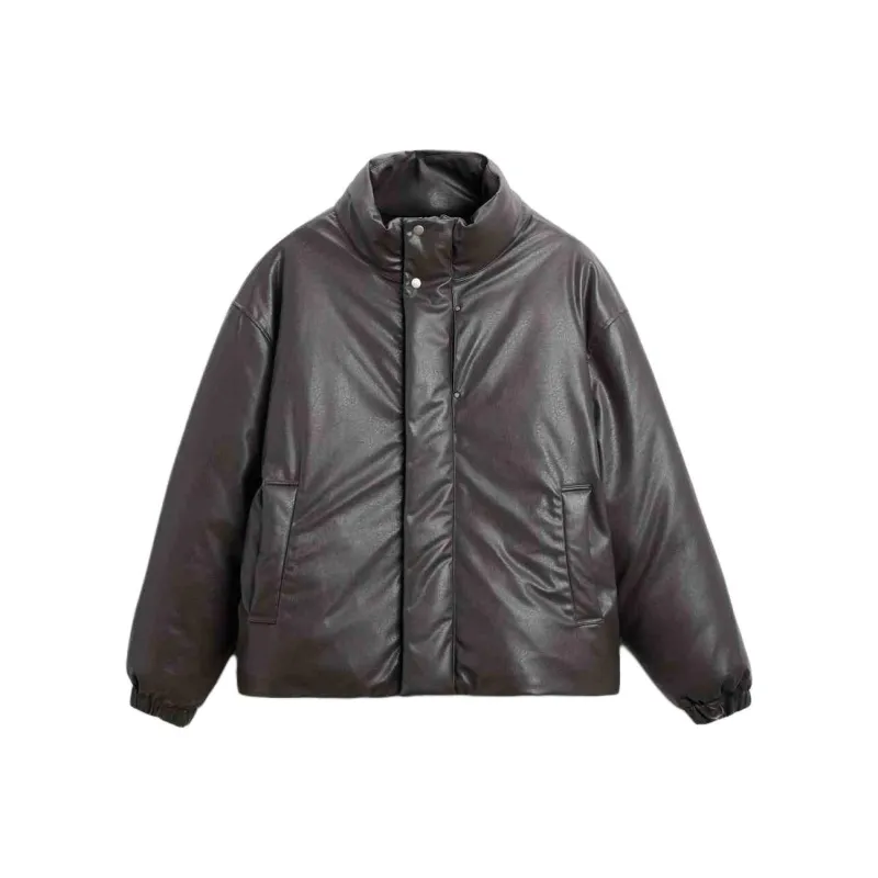 ZARA Leather Jackets Men-4