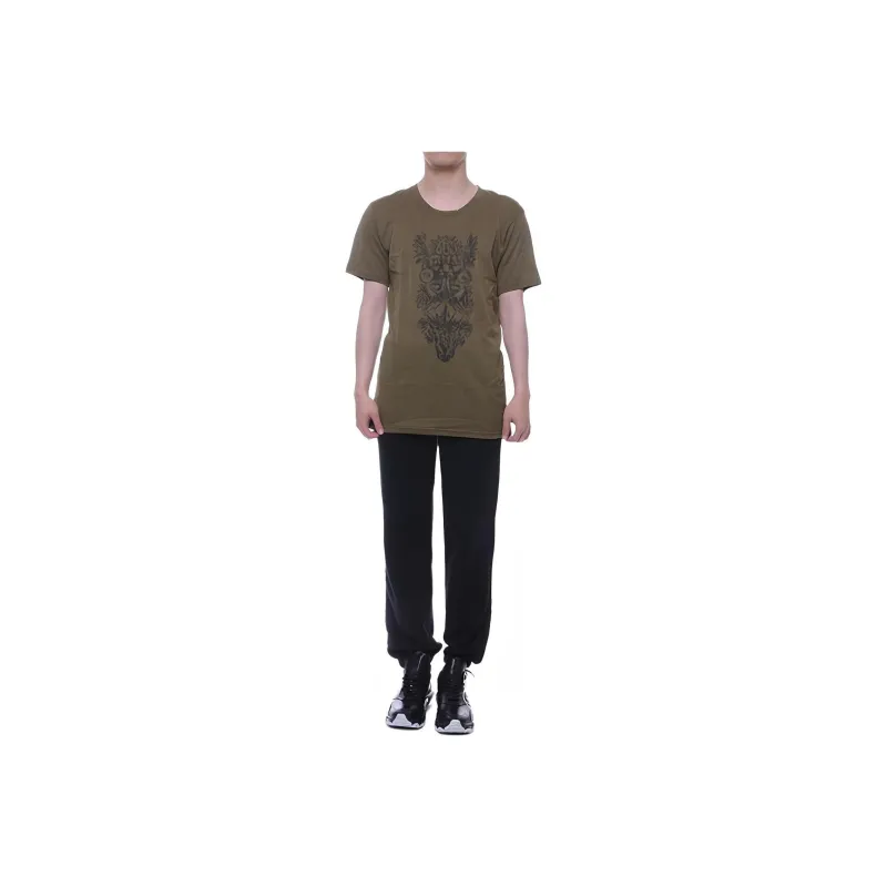 BALMAIN T Shirts Men Brown-0