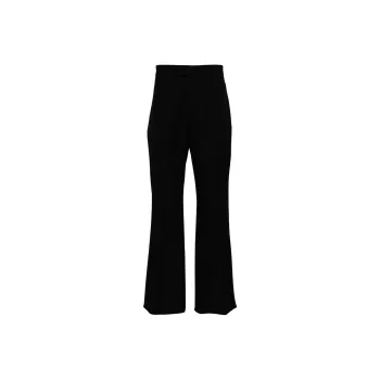 OFF-WHITE Flared-leg Wool Trousers