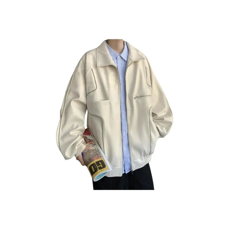 SOCKKEY Leather Jackets Unisex-14