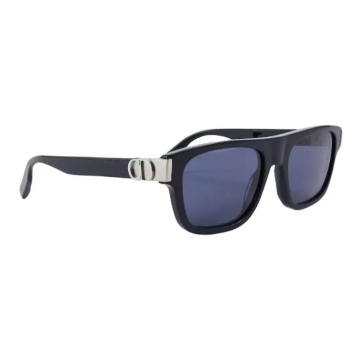 DIOR Acetate Square Sunglasses Men's Blue-2