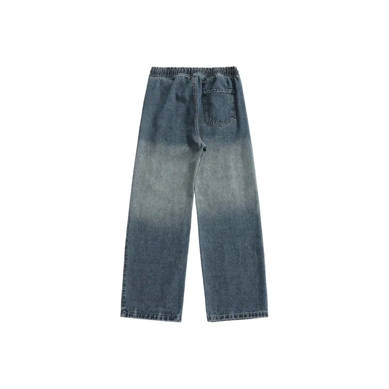JIARONG Vintage Abrasion Resistant Wide Leg Pants Stylish Teenagers Gradient Design Casual Pants Thin Pants 2025 Unisex-9
