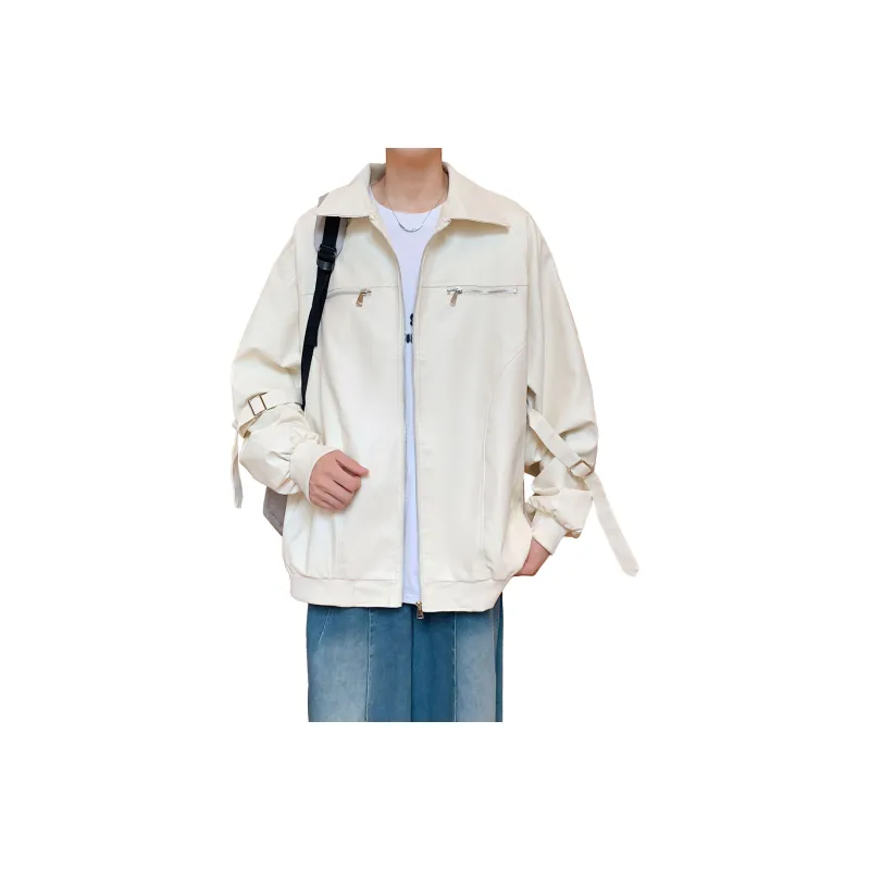Ang2 Stu Leather Jackets Unisex-8