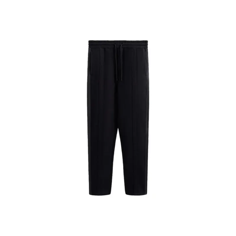 KITH FW24 Bryson Panelled Knitted Sports Pants Men's Ink-0