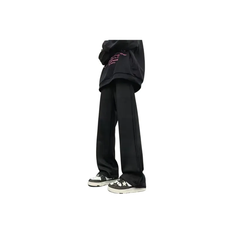 D&W Knitted Sports Pants Unisex Apricot-3