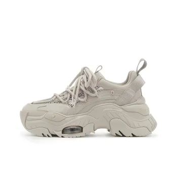 VITTORIO VENTURA Chunky Sneakers Women's Beige Gray