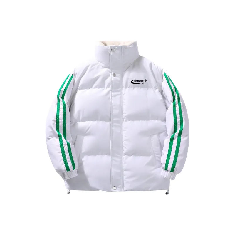 CrocoSport Crocodile Shirt Sports Series Puffer Jacket Unisex-3