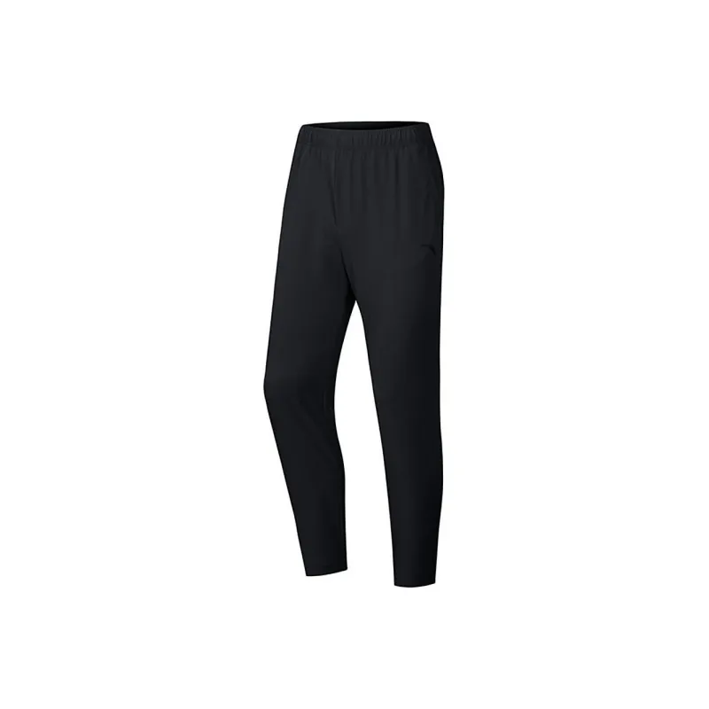 Anta Variety Training Collection Knitted Sports Pants Men's Basic Black-0