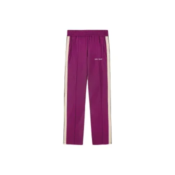 PALM ANGELS Logo Embroidered Straight Leg Track Pants