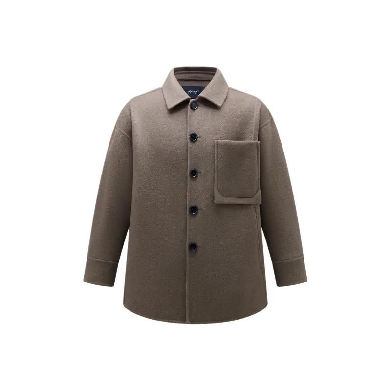 HERBEL Trench Coat Men's Light Gray-9