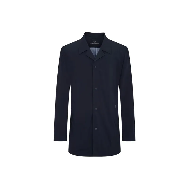 SAINT ANGELO Trench Coat Men's Midnight Blue-0