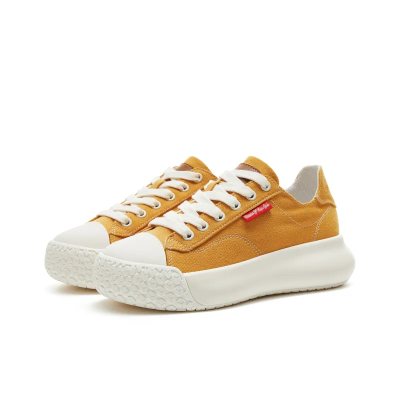 VOBA Anti Slip And Wear Resistant Height Increasing Low Top Canvas Shoes Women's-3