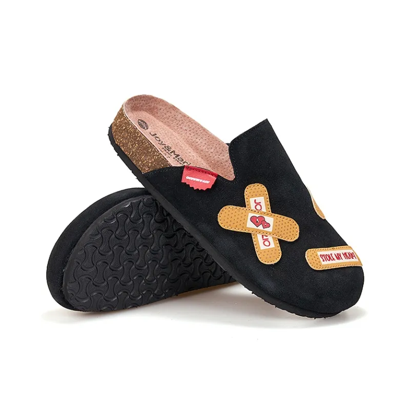 Joy&Mario Slip Resistant Closed Toe Slide Slippers Women's-17