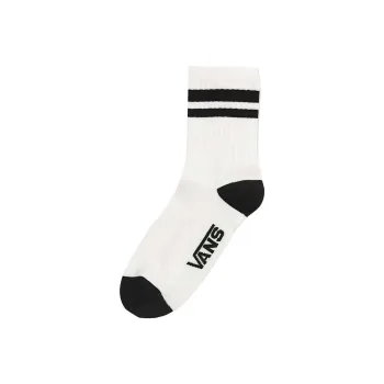 Vans HALF CREW Mid Calf Socks Women's 1 Pack White Black
