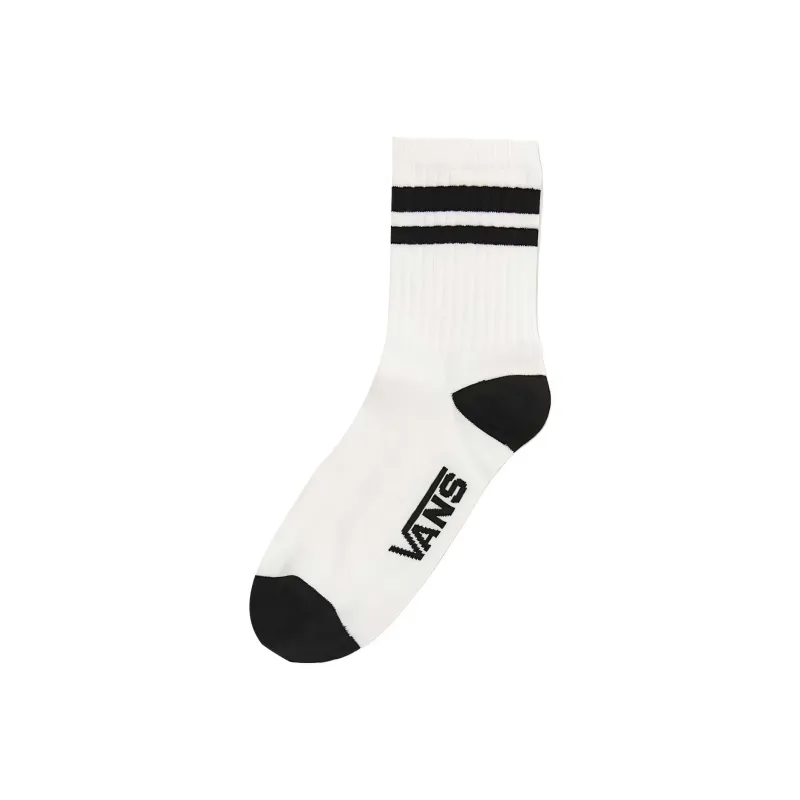 Vans HALF CREW Mid Calf Socks Women's 1 Pack White Black-0