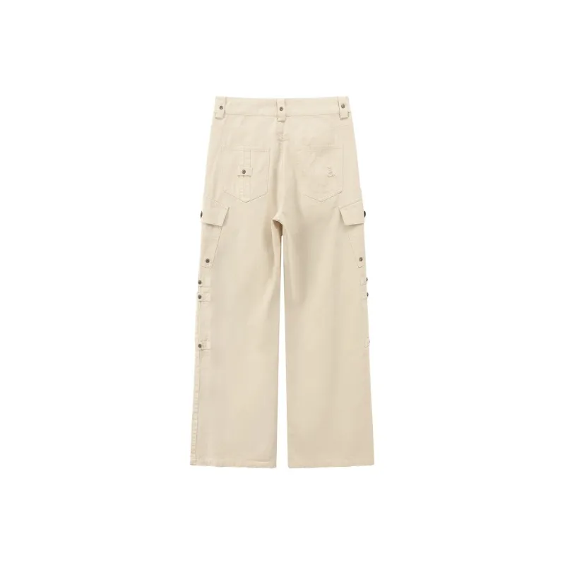 CHUU Casual Pants Women's Army Green-4