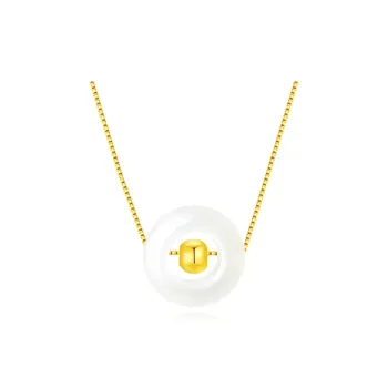 TIANJUE Chalcedony Jade Necklaces Unisex