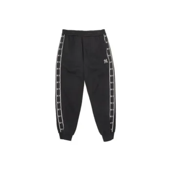 MLB New York Yankees Monogram Knitted Sweatpants Unisex Black