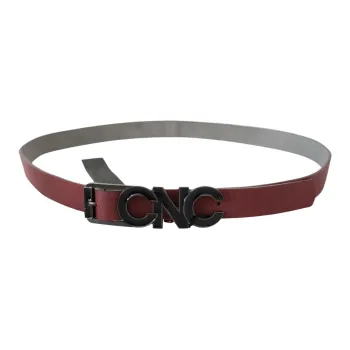 COSTUME NATIONAL Leather Belts Unisex Chestnut 