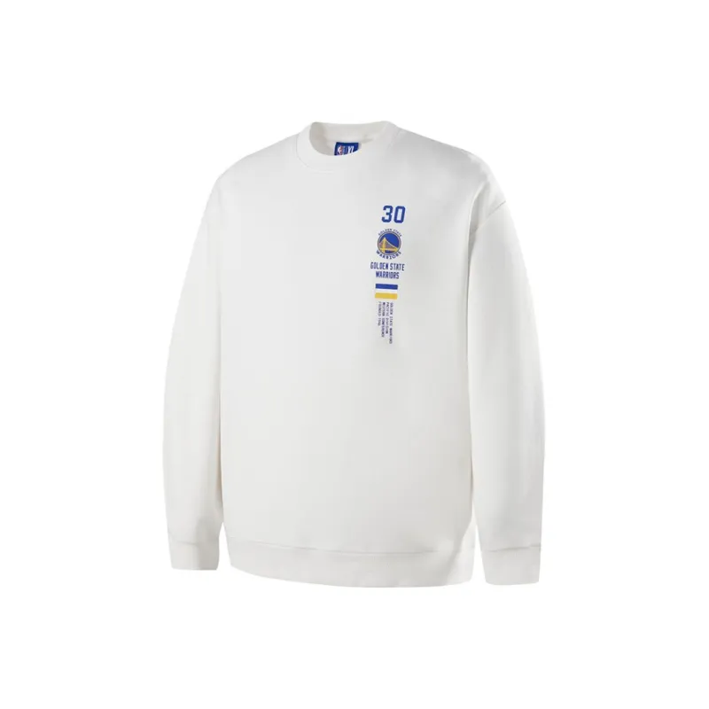 NBA Warriors Curry Sweatshirt Unisex Ecru-0