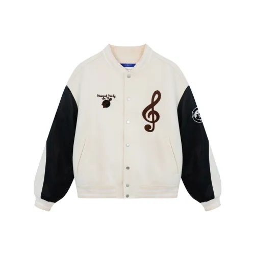 PMET Towel Embroidered Letter Baseball Jacket Unisex