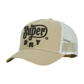 SUPERDRY 100% Cotton, Polyester Blend Baseball Caps Unisex Khaki