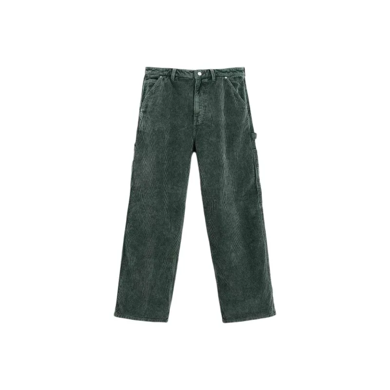 ZARA Casual Pants Men's Dark Green-0
