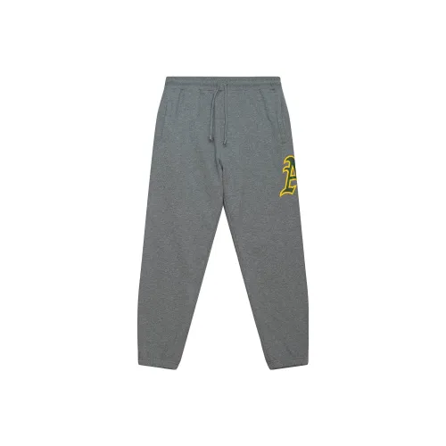 Mitchell Ness Casual Pants Men Gray