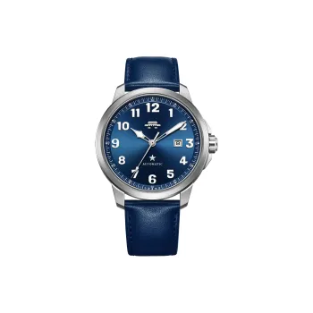 Beijing Fork Series Automatic Mechanical Movement Nylon Strap Watch Men's Watches Blue Dial