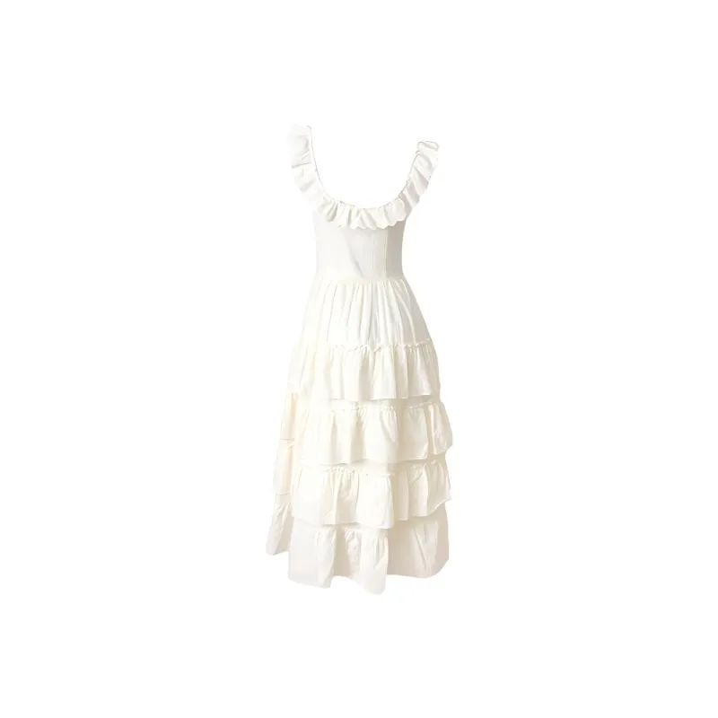 Aghr Slip Dress Women's Apricot-1