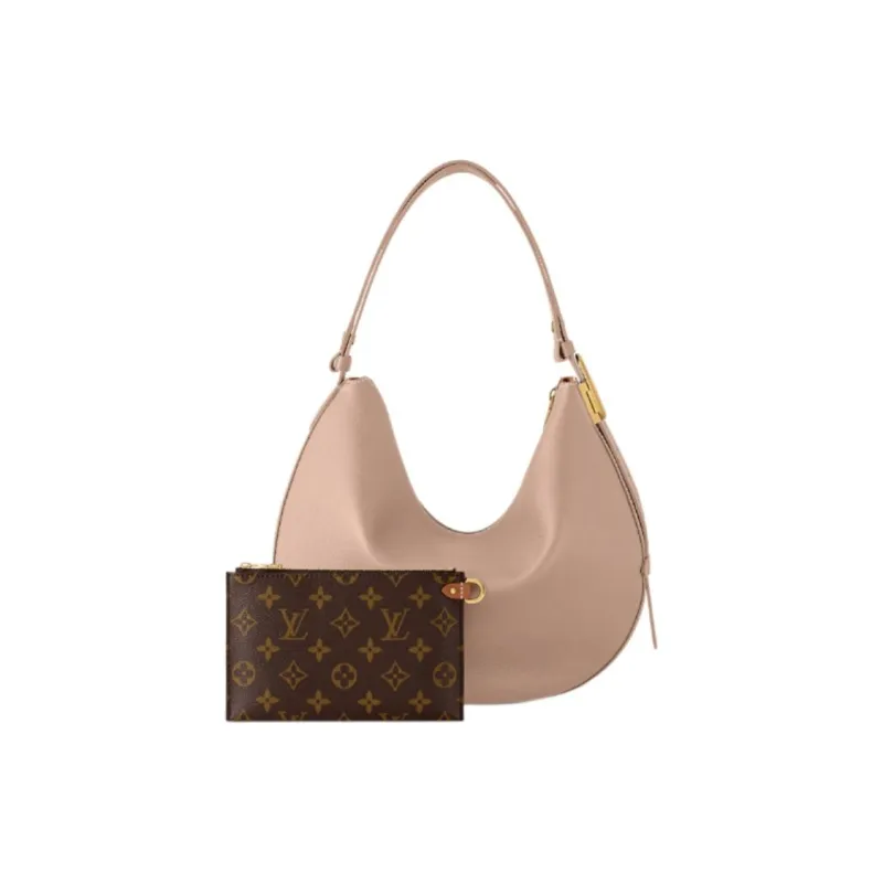 LOUIS VUITTON Low Key Cow Leather Handbag Medium Size Women's Pink-2