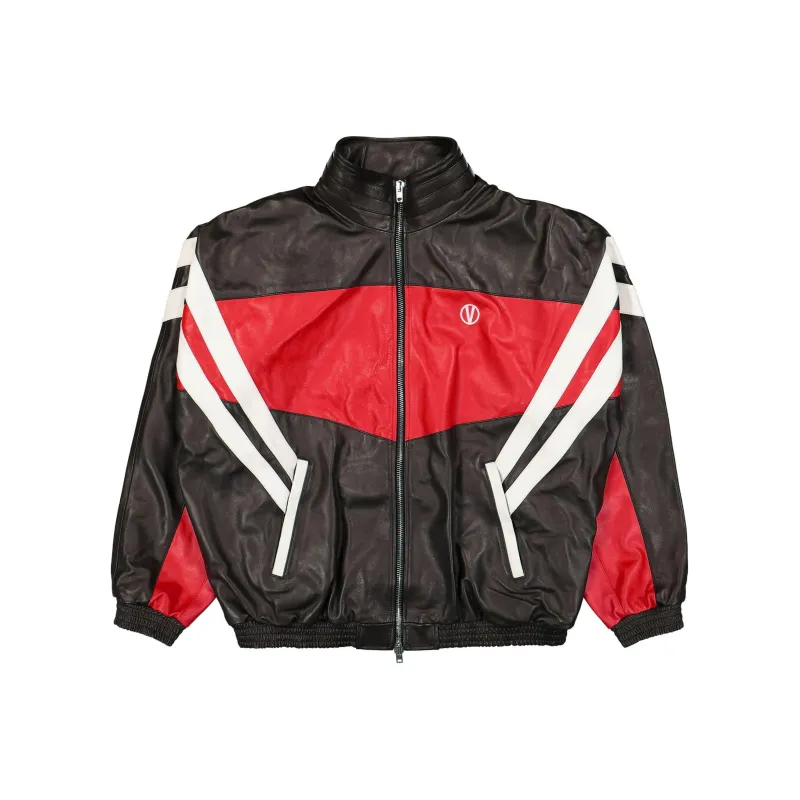 Vetements Leather Tracksuit Jacket-0