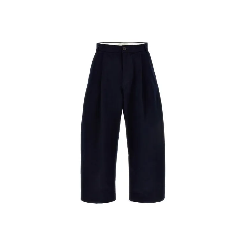 Studio Nicholson Sorte Trousers-0