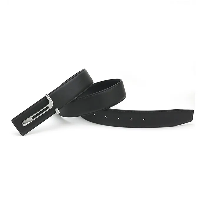 Yalu Preferred Cow Split Leather Belts Unisex Width 4cm-4