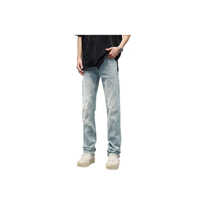 Humanism 1986 Summer Jeans Unisex Light Blue-0